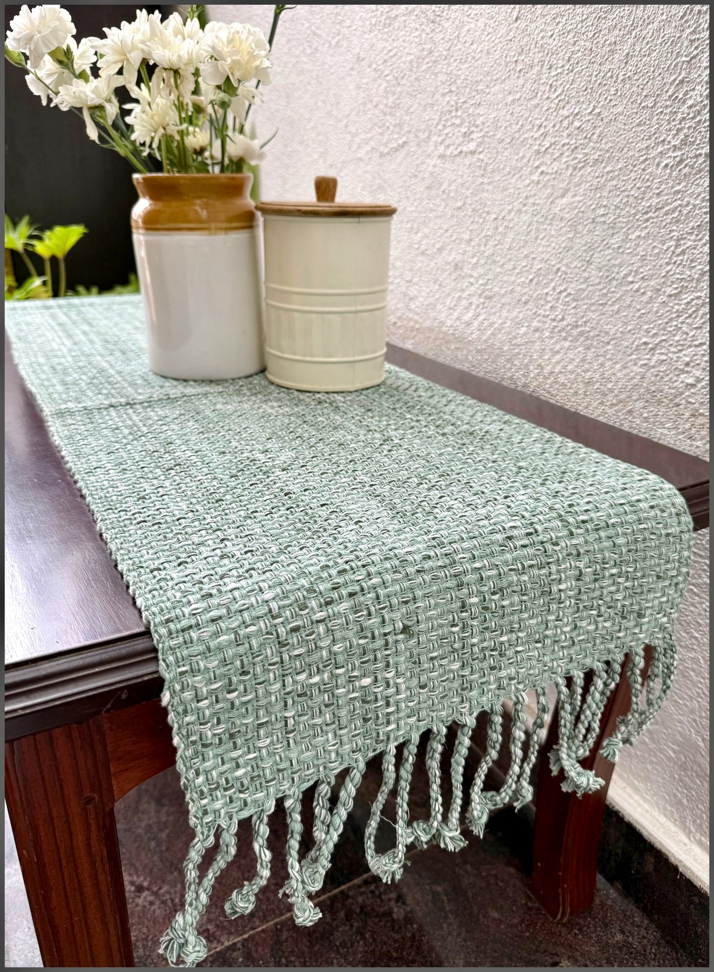 Runner - Sage & Tassels