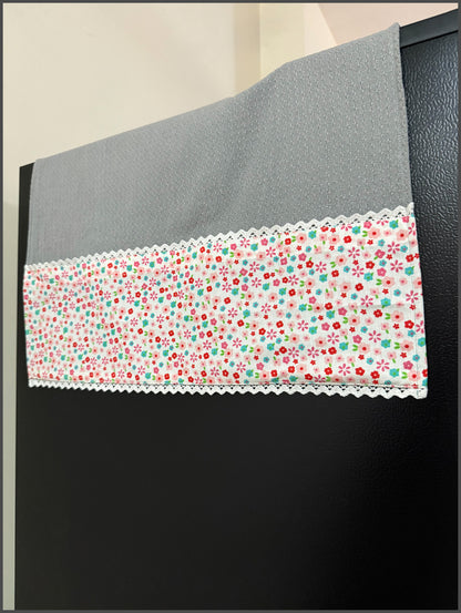 Fridge Top Cover- Pink garden