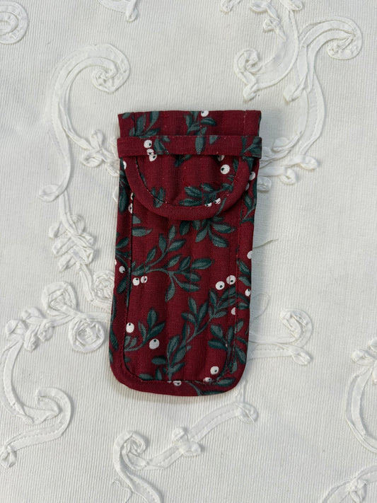 Sunglass/ Reading glass pouch- Niha in Maroon