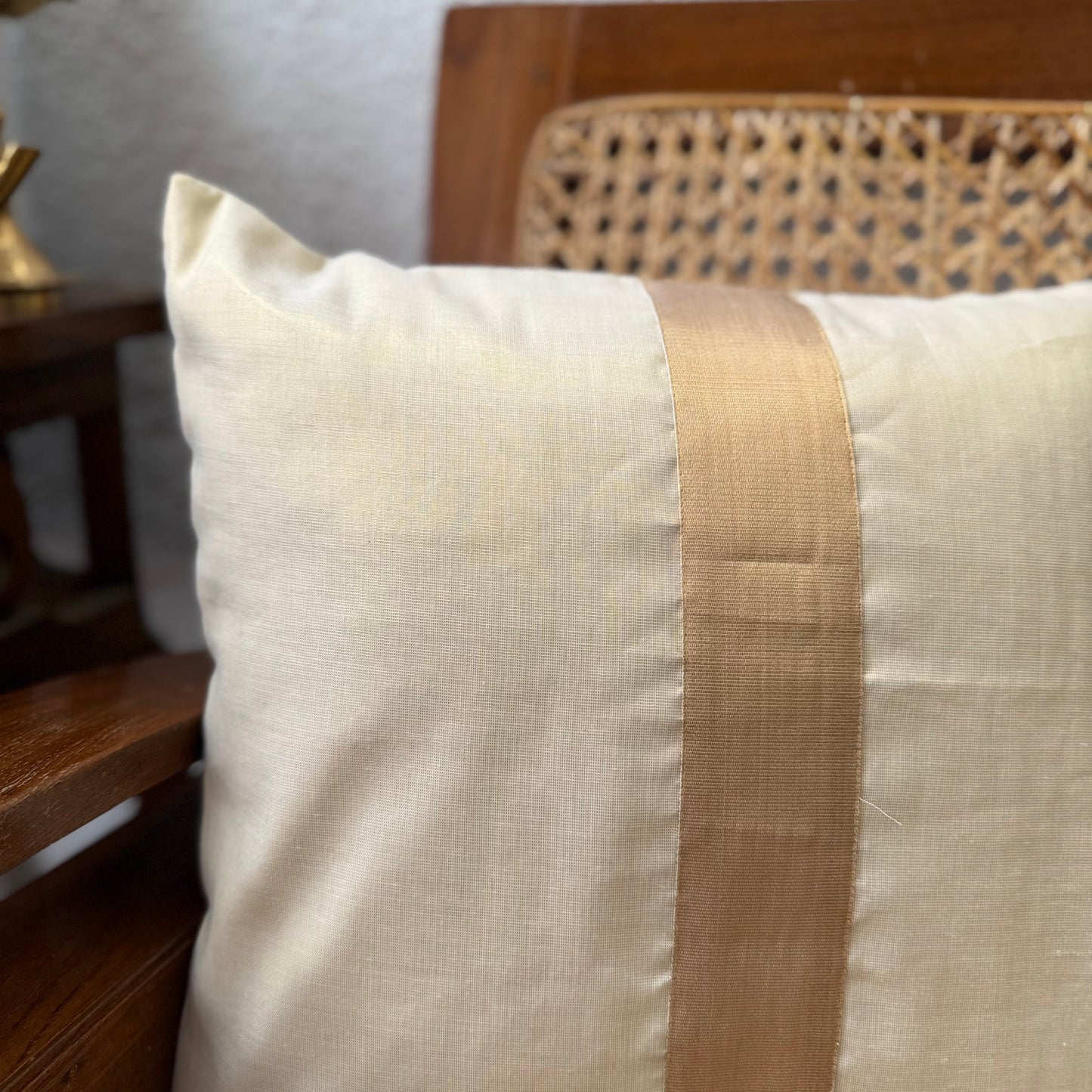 Cushion Cover- Tissue with Bronze
