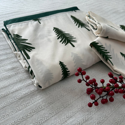 Christmas Bedsheet- Pine Tree (King)