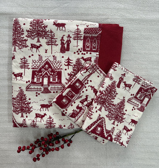 Christmas Bedsheet - Christmas Village (King)