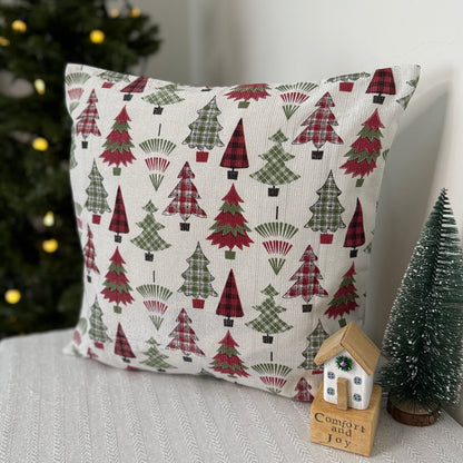 Christmas Cushion Cover - Conifers