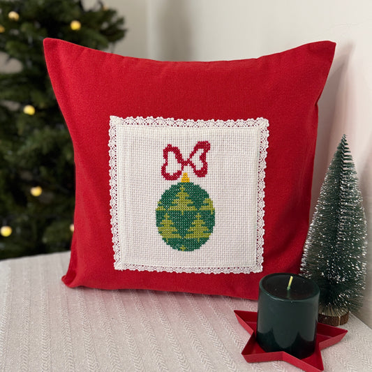 Christmas Cushion Cover - Bauble