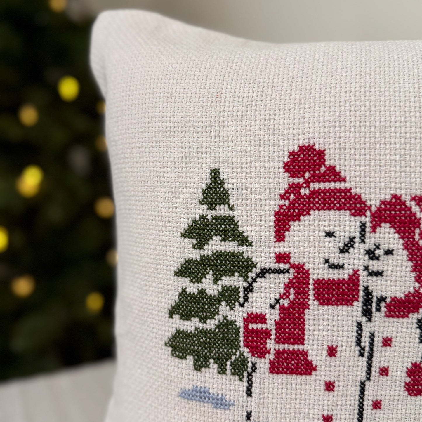 Christmas Cushion Cover- Frosty the Snowman!