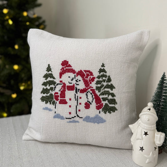 Christmas Cushion Cover- Frosty the Snowman!