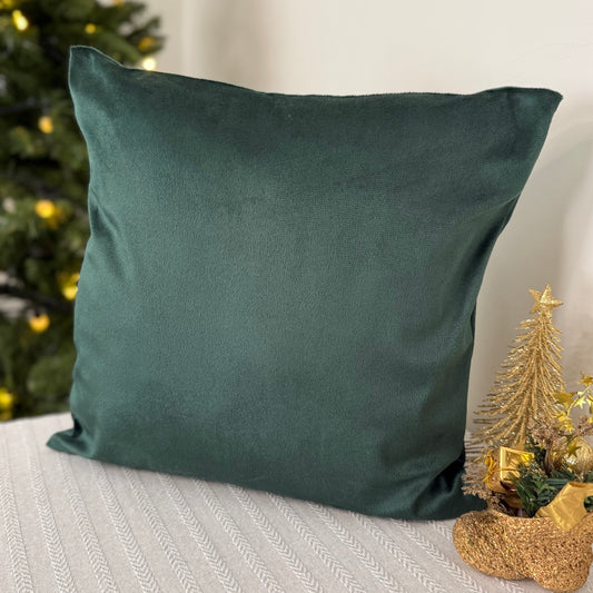 Christmas Cushion Cover - Royal Green