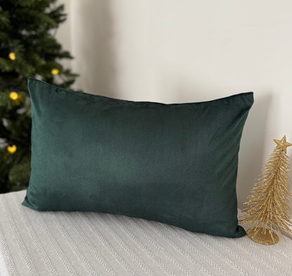 Christmas Cushion Cover -  Royal Green