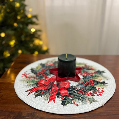 Christmas Placemat - Double Bow