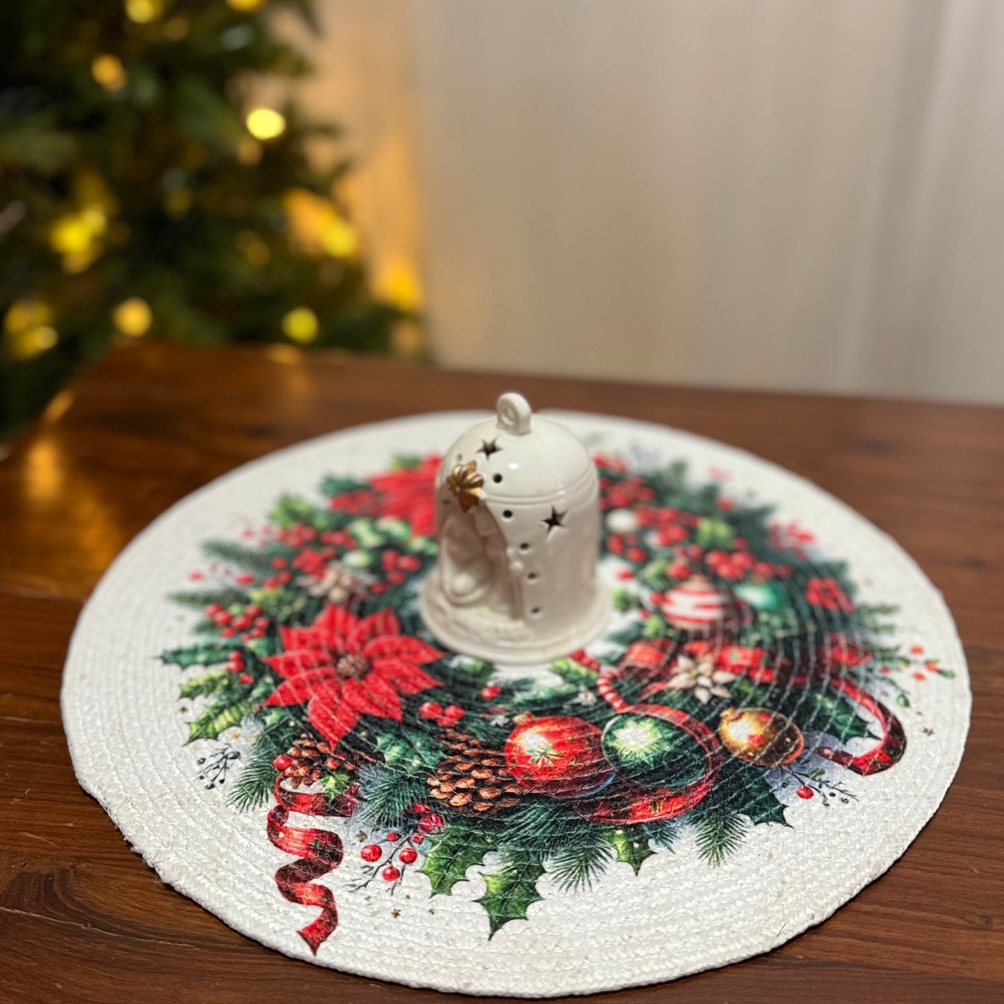 Christmas Placemats- Baubles Wreath