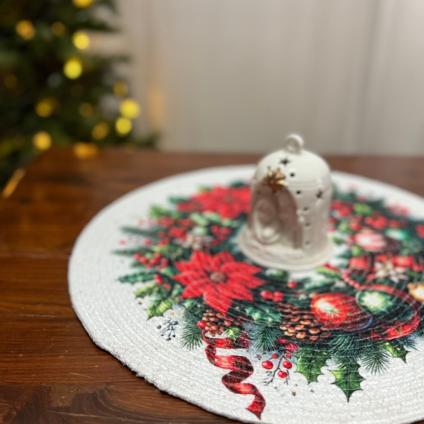 Christmas Placemats- Baubles Wreath