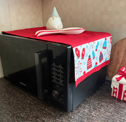 Christmas Microwave Cover - Mittens