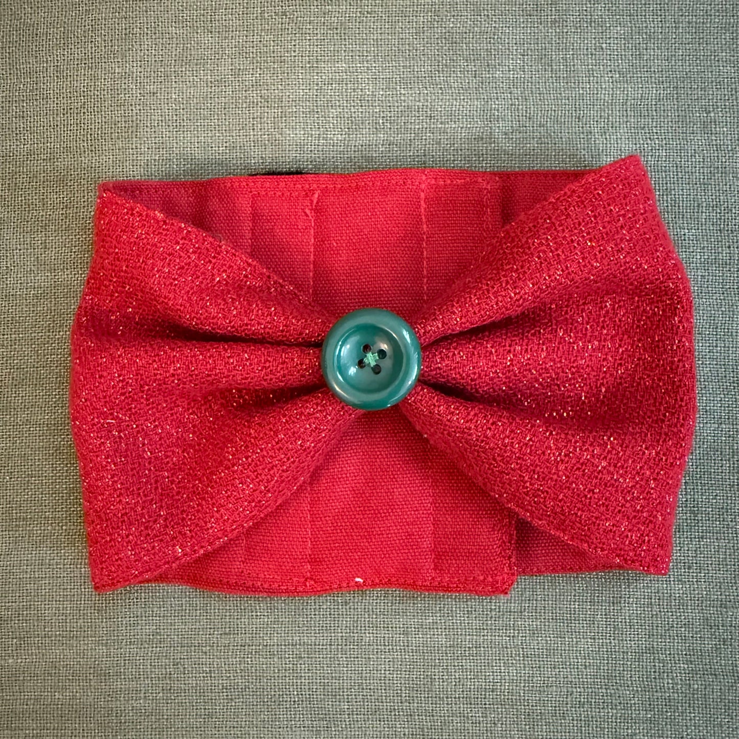 Curtain Tieback -  Red Bow