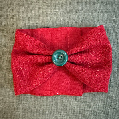 Curtain Tieback -  Red Bow