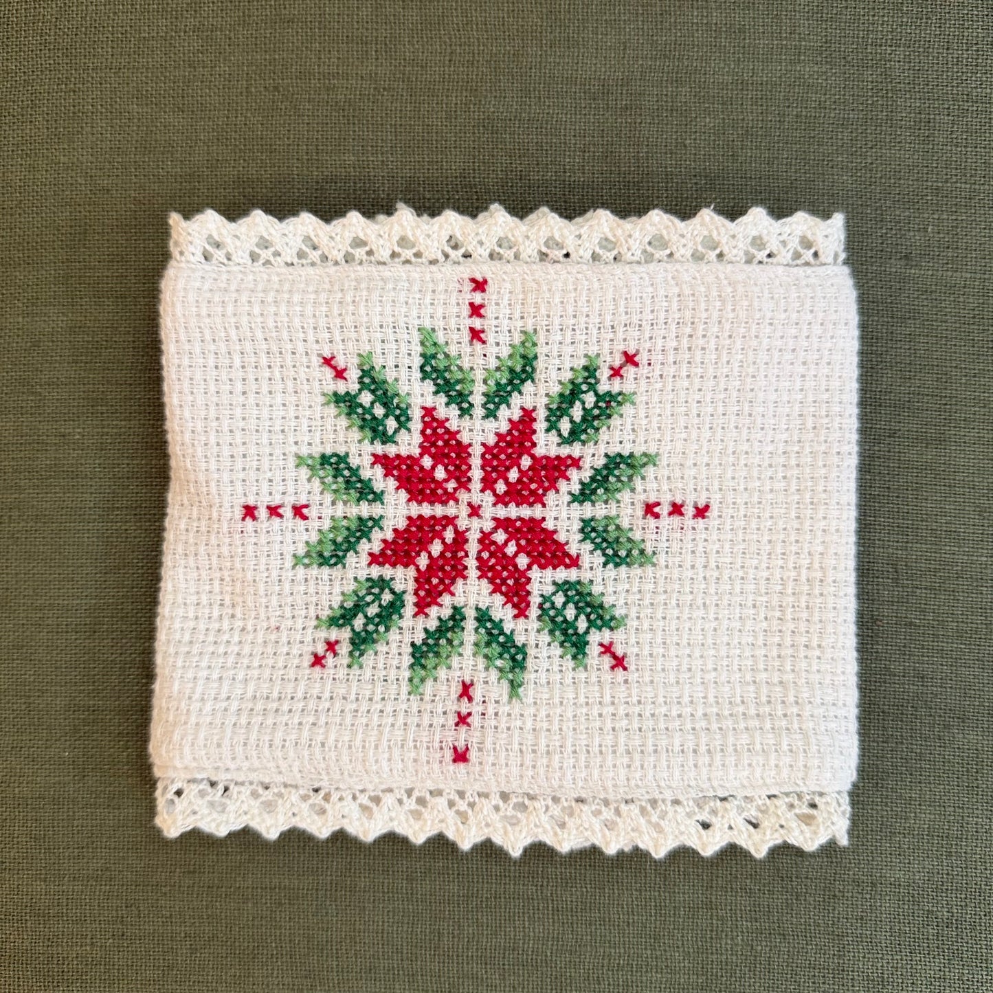 Curtain Tieback -  Handmade Snowflakes