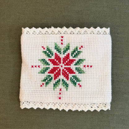 Curtain Tieback -  Handmade Snowflakes