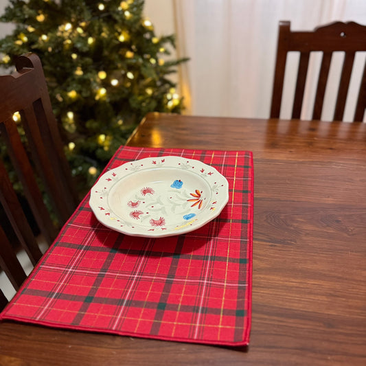 Christmas Placemats - Tartan