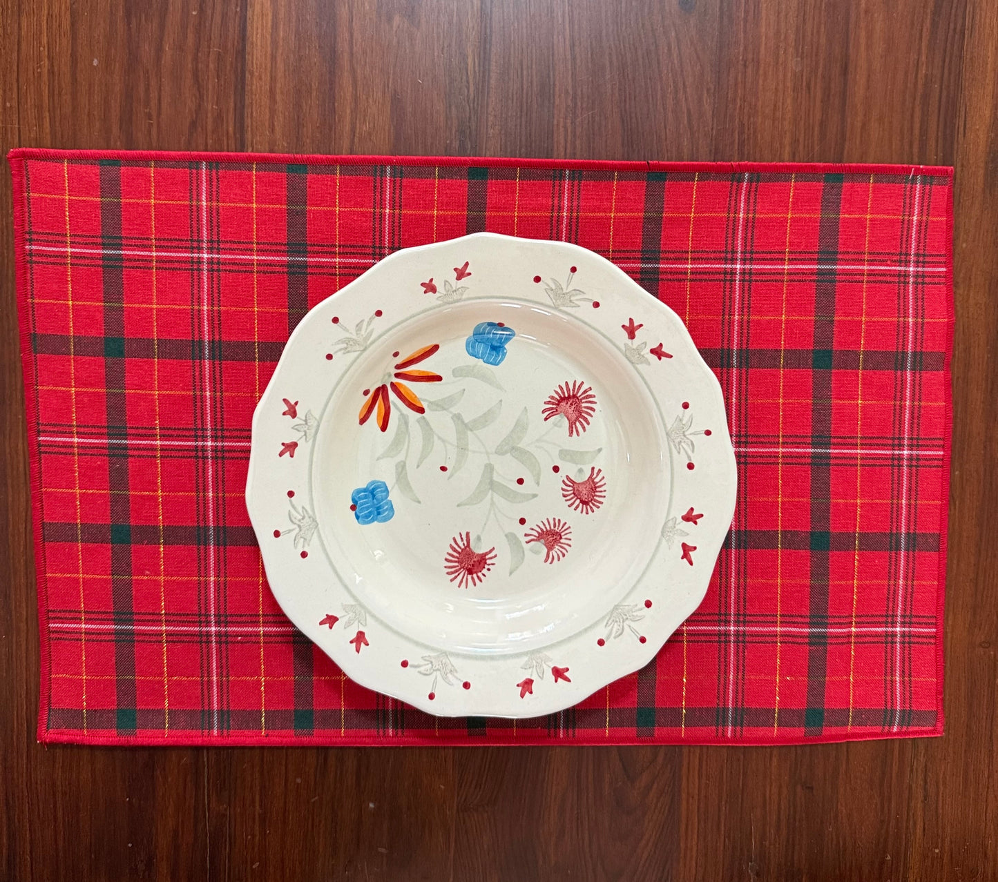 Christmas Placemats - Tartan