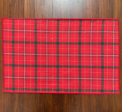Christmas Placemats - Tartan