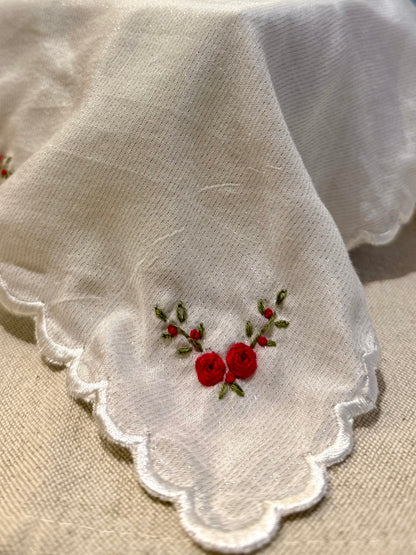 Tissue Box Cover - Red Roses