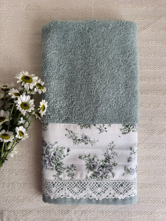Hand Towel - Sage & Floral