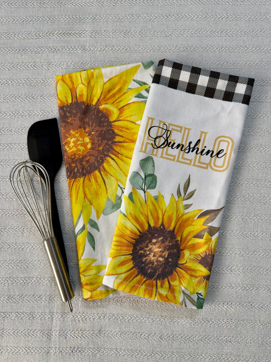 Kitchen Towels- Sunflowers ( set of 2)