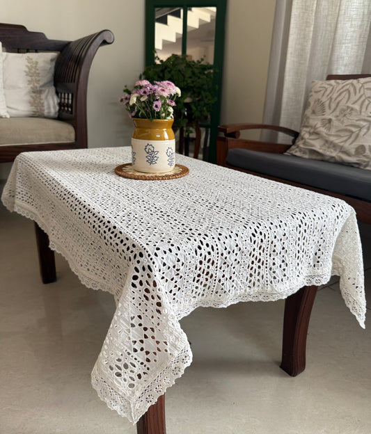 Coffee/ Centre Table Cover- Bianca