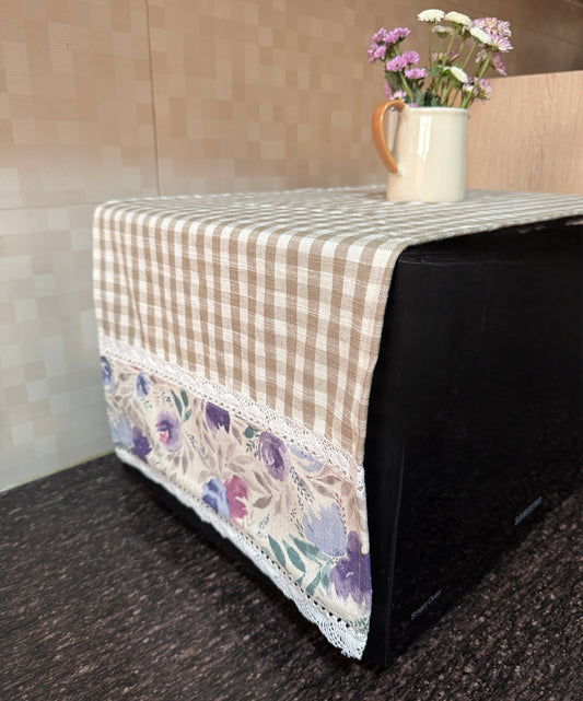 Microwave Wave - Beige and Floral