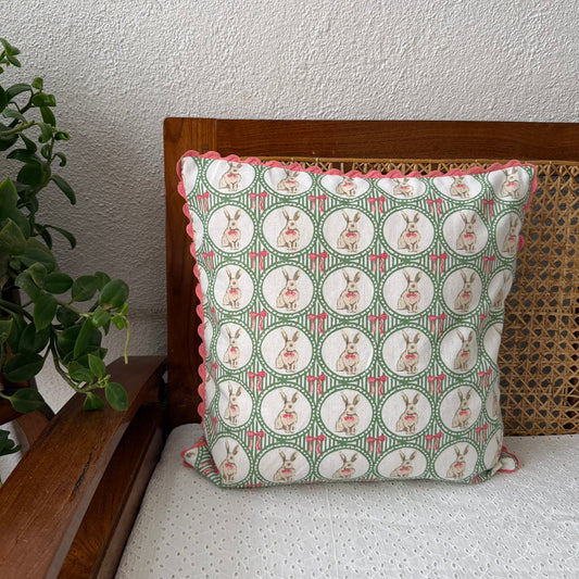 Cushion Cover - Bunny & Bow