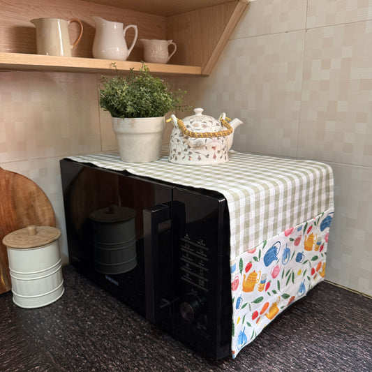 Microwave Cover- Rainbow Kitchen