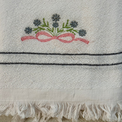 Bath Towel -  Pastel Pink Bow