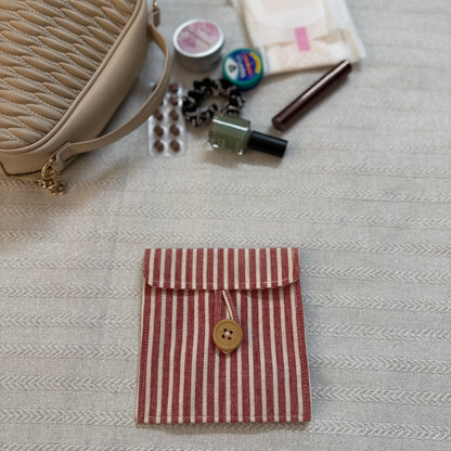 Multi Purpose Pouch - Brick lines
