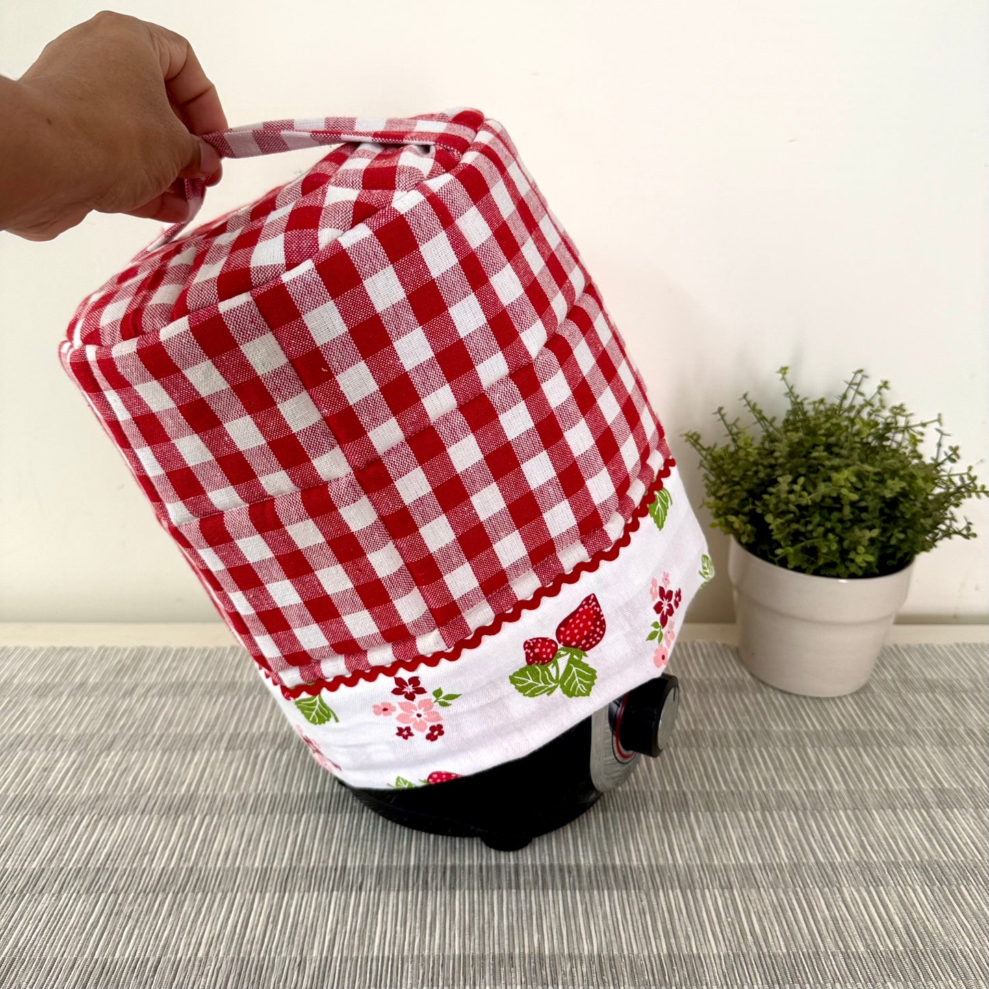 Mixer Grinder Cover -  Strawberry Bunch