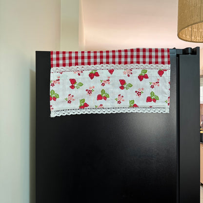 Fridge Top Cover - Strawberry Bunch