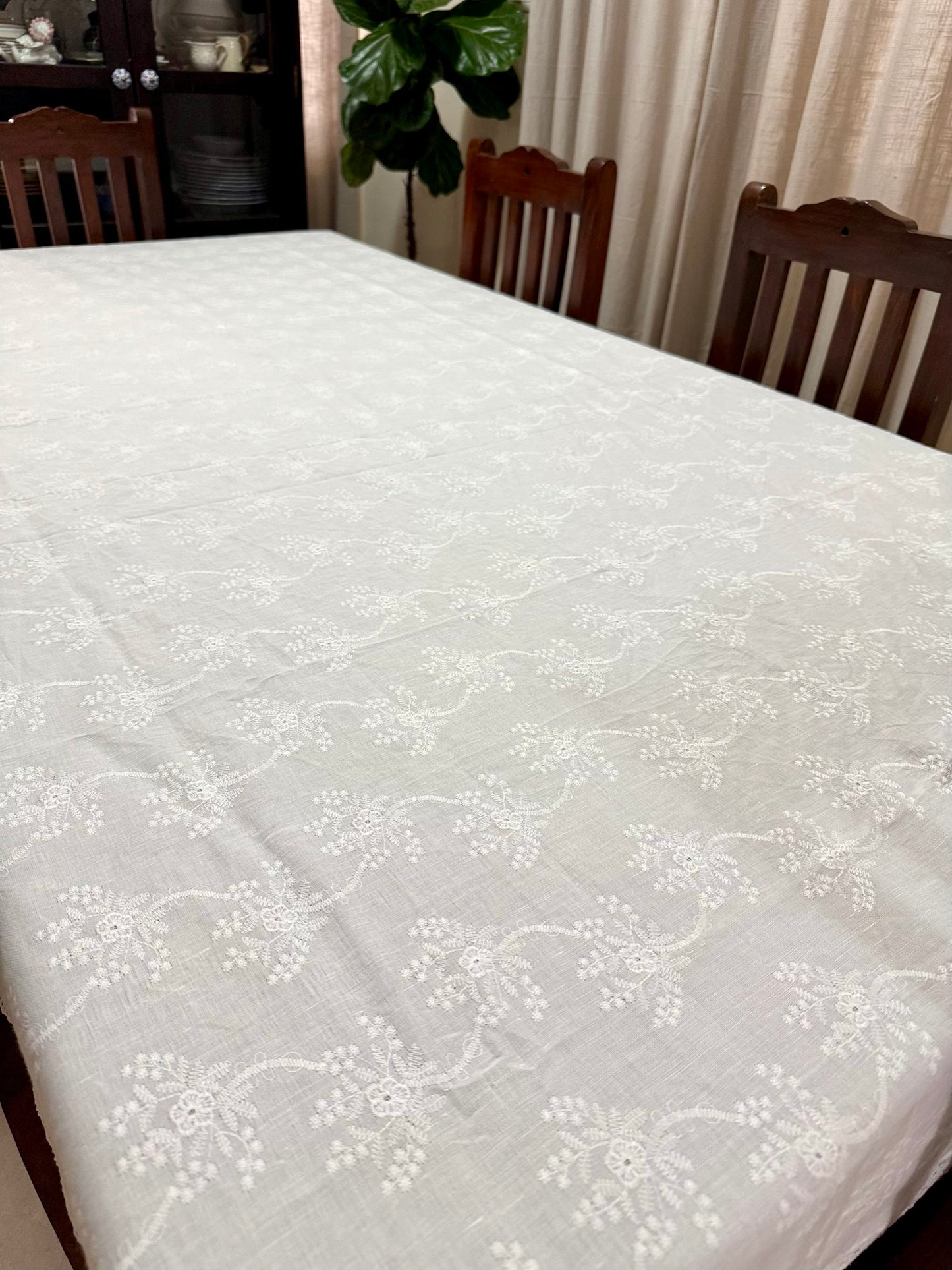 Tablecloth- Linen Flora