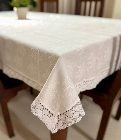 Tablecloth- Linen Flora