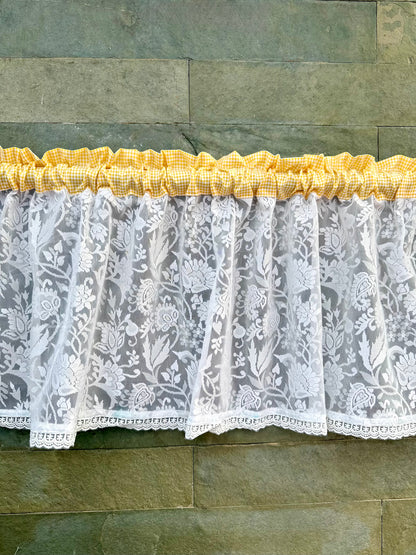 Kitchen Valance - Yellow Haze