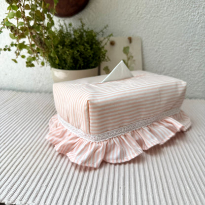 Tissue box cover - Peach Box