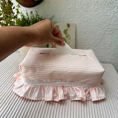 Tissue box cover - Peach Box