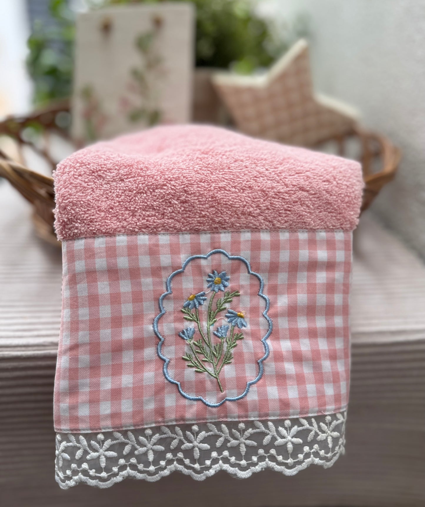 Hand Towel - Blue Scallop