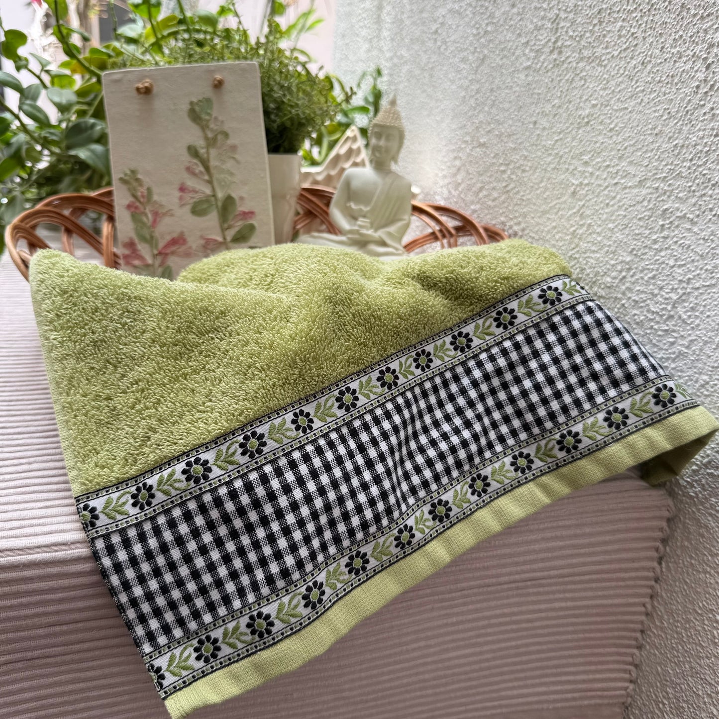 Hand Towel - Lemony Greens