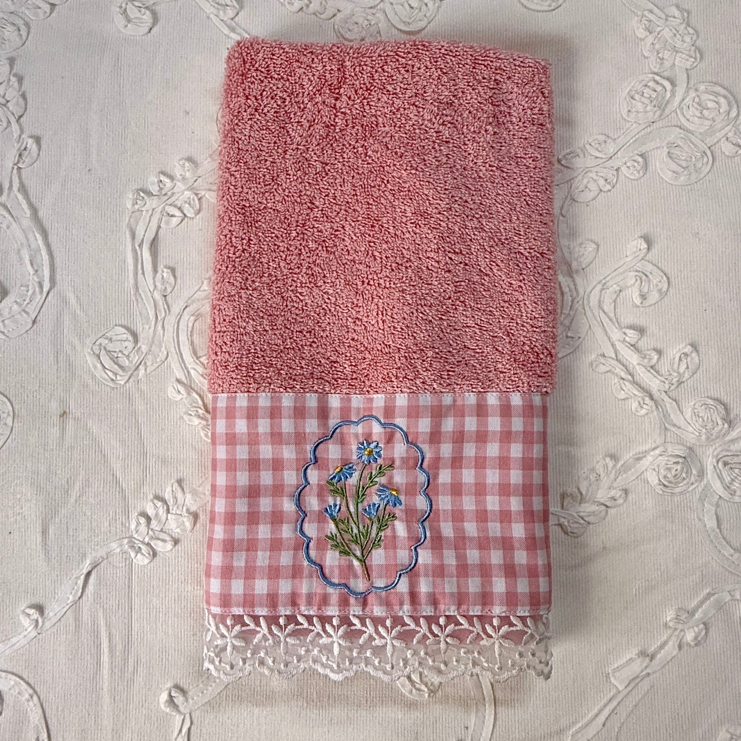 Hand Towel - Blue Scallop