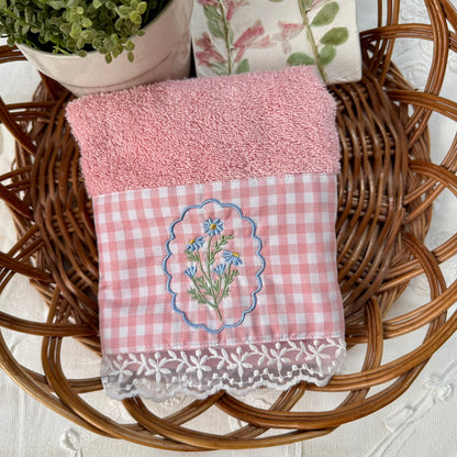Hand Towel - Blue Scallop
