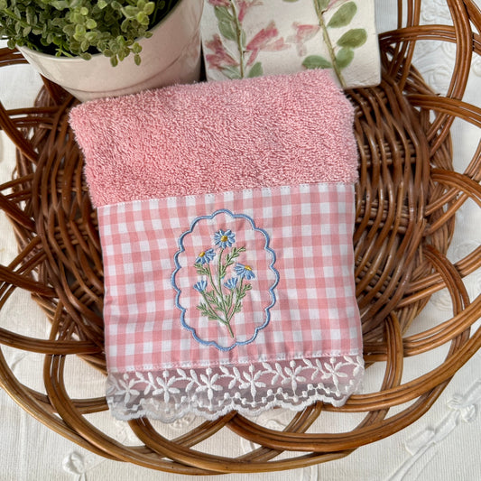 Hand Towel - Blue Scallop