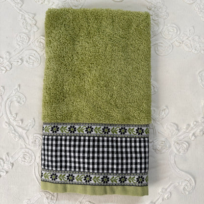 Hand Towel - Lemony Greens