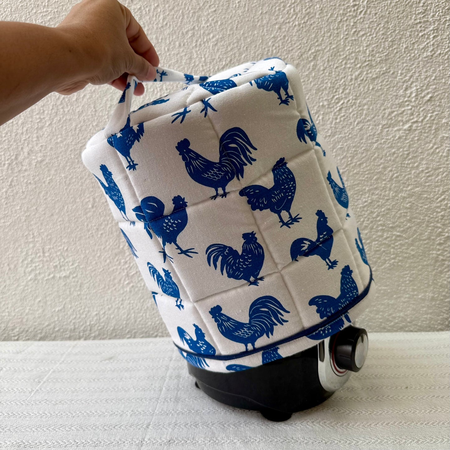 Mixer Grinder Cover - Indigo Rooster