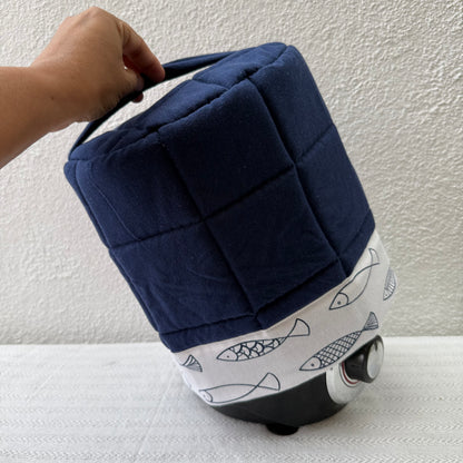 Mixer grinder Cover - Fishes in Blue Pond