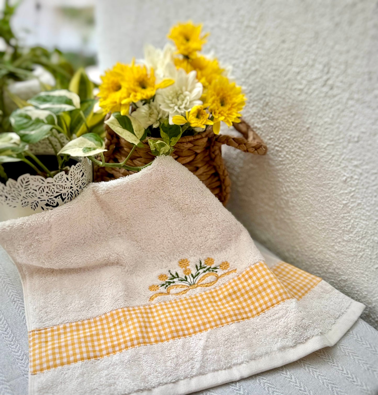 Hand Towels - Mustard Hues