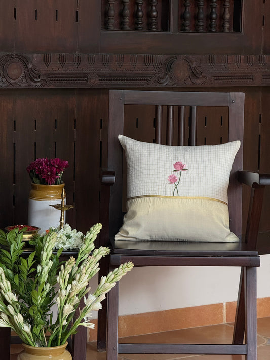 Cushion Cover - Thaamara (Embroidered)