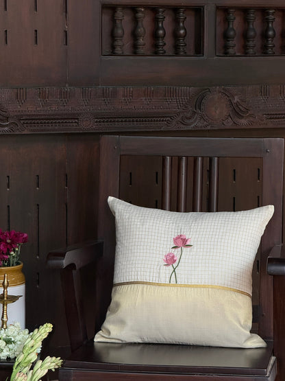 Cushion Cover - Thaamara (Embroidered)